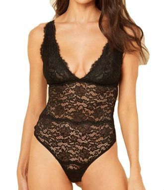 Cosabella Preta Teddy Bodysuit In Black