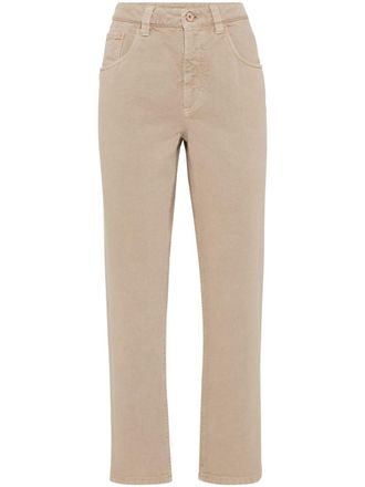 Brunello Cucinelli Cropped jeans - Beige