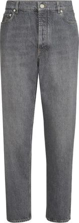 Brunello Cucinelli Greyscale Denim Iconic Fit Five-pocket Trousers