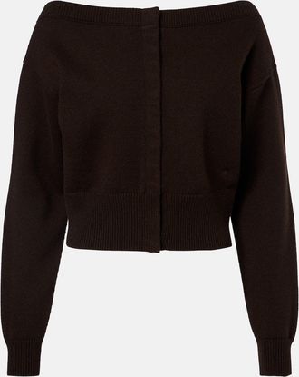Tom Ford Off-shoulder cashmere cardigan