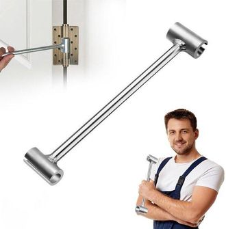 OEM Llave De Ajuste, Herramienta De Ajuste De Bisagra De Puerta, Adecuada Para Bisagras De Bandera Con Perno Redondo, 14-25 Mm