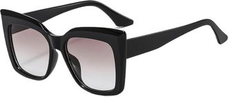 Generic Large Frame Mens Vacation Sunglasses Commuting Womens Outdoor Driving Sunglasses(Black)