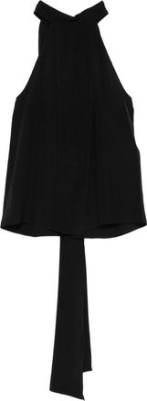 Tom Ford Ribbed Tie-neck Blouse