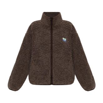 American Vintage Hoktown Jacket - Dames - Sweatshirts & Hoodies - Bruin - Maat: Xs/S Wol