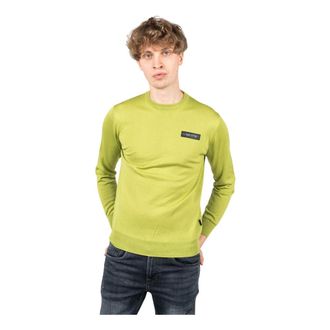 Plein Sport Merino Trui - Heren - Sport - Groen - Maat: L Wol