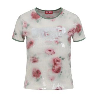 Diesel T-Shirts, female, Multicolor, Size: XS T-Unkyel T-Shirt