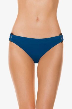 Helen Jon Shell Hipster in Jacquard Textured Marine Blue at Nordstrom, Size X-Small