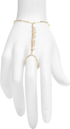 Vidakush Faux Pearl Cluster Hand Chain in Gold at Nordstrom, Size 6