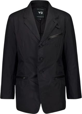 Yohji Yamamoto GTX Padded Blazer - Heren - Blazers - Zwart - S - Nylon - Jassen