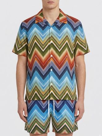 Missoni Viscose Shirt with Zig-Zag Motif