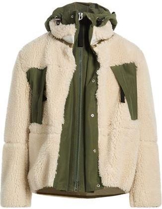 sacai CAPISPALLA - Shearling & Teddy su YOOX.COM