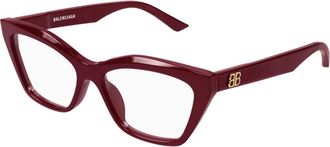 Balenciaga Eyeglasses - Dames - Brillen - Rood - 55 MM - Accessoires