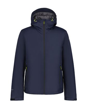 Icepeak Softshelljacke ICEPEAK H SOFTSHELLJACKE BARBEAU, Herren, Gr. 46, blau (dunkelblau), Obermaterial: 100% Polyester, Jacken Softshelljacke, f&uuml;r sportlich