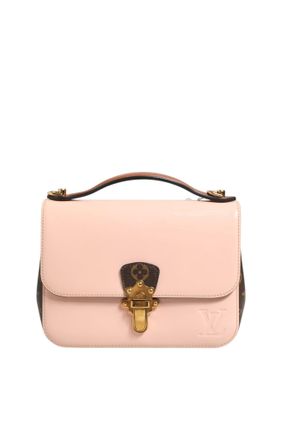 Louis Vuitton Pink Vernis and Monogram Canvas Cherrywood BB Shoulder Womens Bag (Pre-Owned)