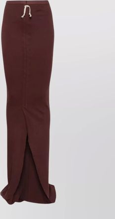 Rick Owens high waist long skirt slit