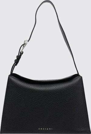 Orciani Borsa Trinity in pelle martellata