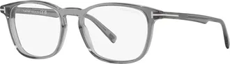 Tom Ford 52mm Square optical glasses in Grey at Nordstrom
