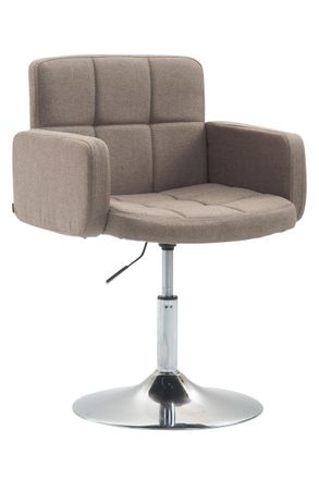 Clp Silla Lounge Los Angeles En Tela Gris Topo