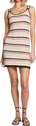 Saltwater Luxe Bette Knit Mini Dress In Striped
