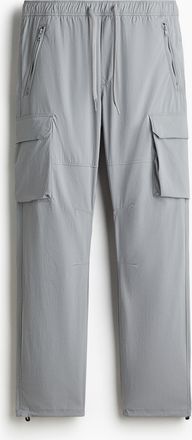 H&M Cargohose aus Nylon in Regular Fit - Grau