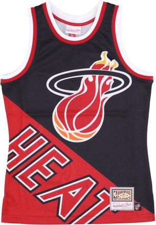 Mitchell & Ness Miami Heat Basketbal Tanktop - Heren - Fitness - Veelkleurig - XS - Polyester - Fitness
