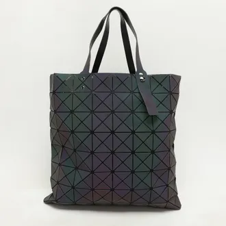 Issey Miyake Multicolor Iridescent Effect Synthetic Leather And Mesh Bao Bao Prism Tote