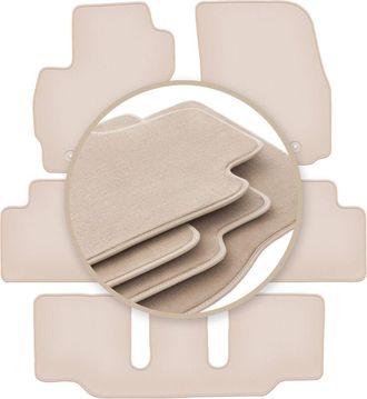 OEM Alfombrillas Premium Beige Para: Mazda Premacy Ii 7 Plazas 2005-2010