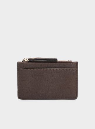 Simons Womens Solid textured card holder