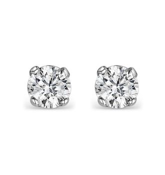 The Diamond Store Diamond Stud Earrings 3.8mm 18K Gold - 0.40CT - G-H/SI