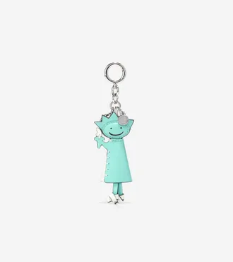 Cole Haan Womens Lady Liberty Key Fob Bag Charm - Blue