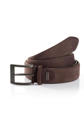 Monti Lederg&uuml;rtel MONTI MAASTRICHT, Herren, Gr. 11,5, braun, Rindsleder, G&uuml;rtel Lederg&uuml;rtel, matt, weich, elegant, casual