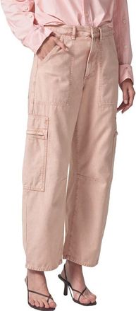Citizens Of Humanity Marcelle Low Rise Barrel Cargo Pants in Roselle (Lt Pink) at Nordstrom, Size 24