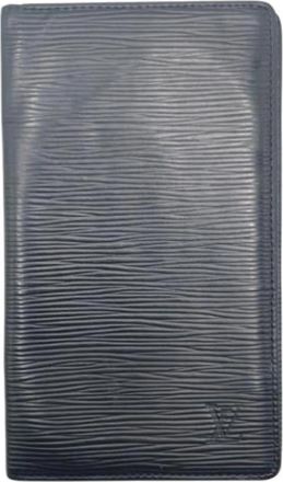 Louis Vuitton Pre-owned Long wallet (bi-fold) - Heren - Vintage Accessoires - Zwart - ONE Size - Vintage
