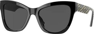 Versace VE4417U 535887 Womens Sunglasses Black Size 56