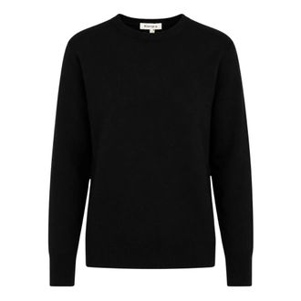 KANGRA Trui met ronde hals van kasjmiermix - Dames - Ronde hals truien - Zwart - 2XL - Kasjmier - Truien & Vesten