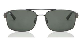 Ray-Ban RB3687 Polarized 004/58 Mens Sunglasses Gunmetal Size 61