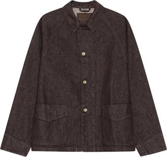 Nn.07 Aiko Jacket - Heren - Spijkerjassen - Bruin - L - Katoen - Jassen