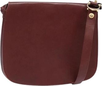 Cartier Pre-owned Leren Schoudertas - Dames - Vintage Schoudertas - Rood - ONE Size - Leer - Vintage