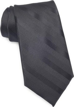 Tommy Hilfiger Nova Stripe Tie in Black at Nordstrom Rack