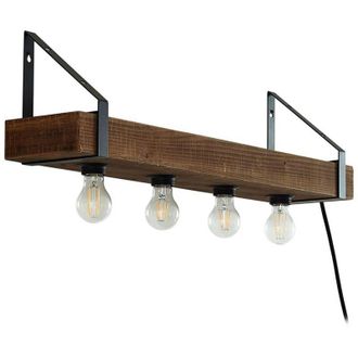 Lindby Vatana in Marrone da Legno - Lindby