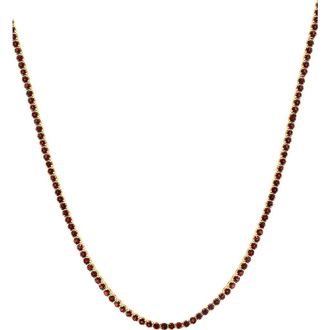 Effy 14K Yellow Gold Garnet Beaded Strand Necklace in 14K Gold at Nordstrom, Size 18