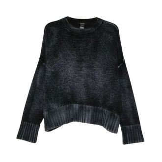Avant Toi Truien & Vesten, Dames, Blauw, M, Wol, Wool Blend Oversized Jumper