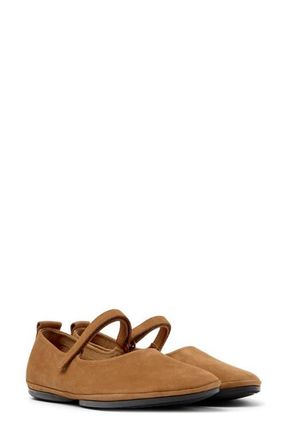 Camper Right Nina Flat in Medium Brown at Nordstrom, Size 41