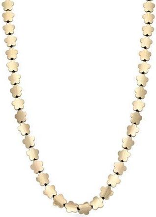 Eye Candy Los Angeles Lindsay Flower Motif Necklace in Gold at Nordstrom Rack