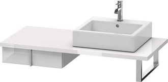Duravit Duravit Vero Base Para Consola, 6568, 1 Caj&oacute;n, 500 Mm, Color (frente/cuerpo): Laca Blanca Lila Alto Brillo - Ve656802727