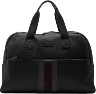 Gucci Pre-owned Weekend Bags, male, Black, Size: ONE SIZE Pre-owned Weekend Bag