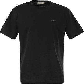 Premiata Cotton T Shirt With Technical Detail And Logo