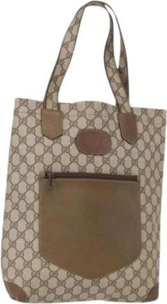 Gucci Pre-owned Vintage Tote Bag - Dames - Vintage Shopper - Beige - ONE Size - Vintage