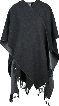 Fabiana Filippi Cape - Dames - Ponchos - Grijs - ONE Size - Wol - Jassen
