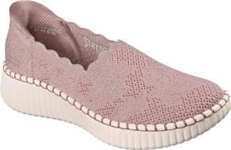 Skechers Wilshire Boulevard Polyester Dames Mauve Sneakers